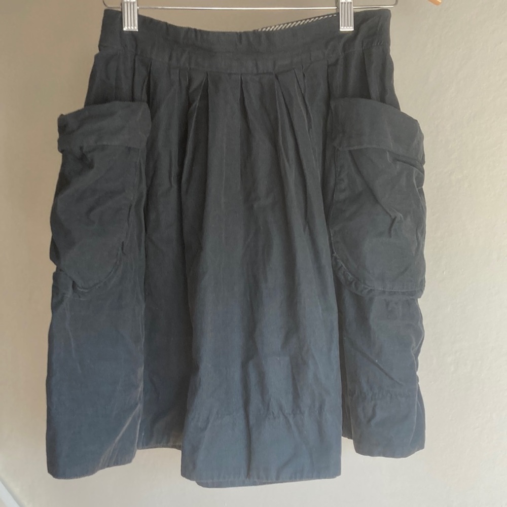 Anthro Maeve Pinwale Mini Skirt